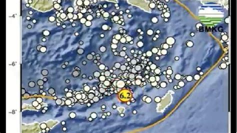 Gempa Kuat Magnitudo 6 2 Guncang Maluku Tenggara Barat Bmkg Jarak 176