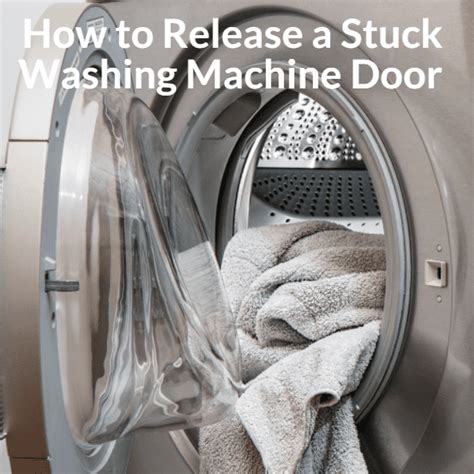 How to Release a Stuck Washing Machine Door - HubPages