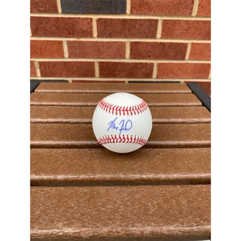 Max Fried Mlb Authenticated And Autographed Baseball Atlanta Braves