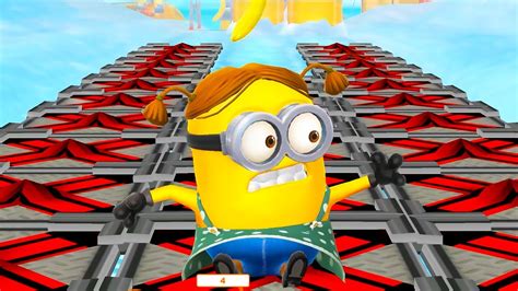 Girl Minion In Lvl 540 Fly On Gru S Rocket Mission And Red Zones