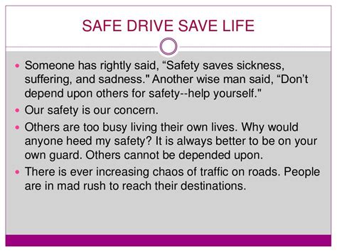 Social awareness program Safe Drive Save Life Campaign