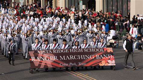 Vista Ridge Hs Band Shines In Rose Parade Leander Isd News