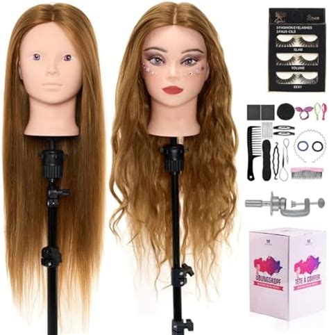 Amazon Mannequin Head With Human Hair Szcy Llc Dark