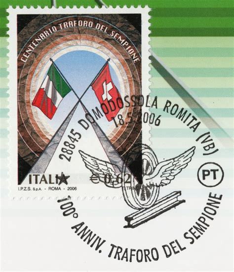 Combifolder 100 Ans Tunnel Du Simplon Suisse Italie 2006 Kaufen Auf