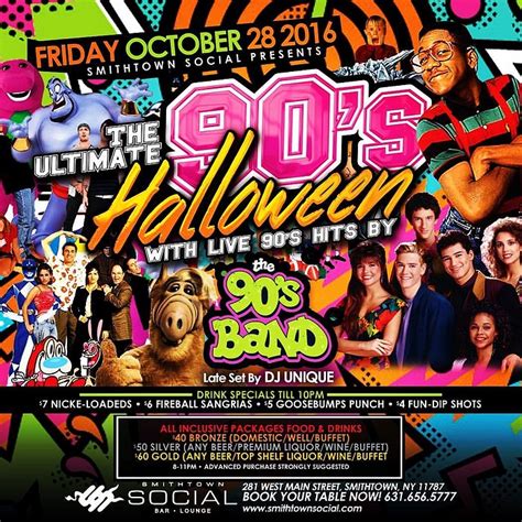 The Ultimate 90s Halloween Party Live Music by The 90s Band