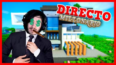 SOY MILLONARIO EN MINECRAFT Evento Sorteo Al Final DIRECTO