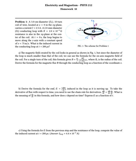 Solved Electricity And Magnetism Phys Homework Chegg