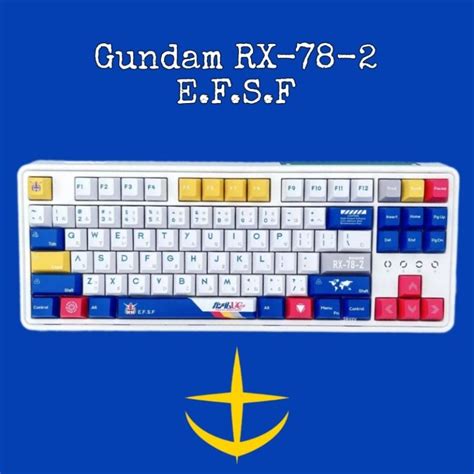 Jual Keycaps Gundam Rx E F S F Pbt Cherry Profile Mechanical