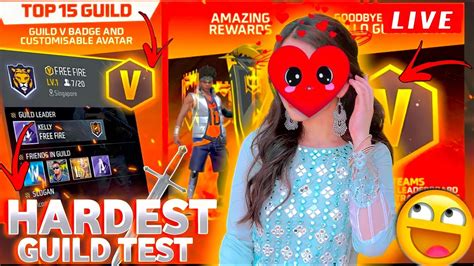 Hardest Guild Test Girls Guild V Badge Guild Test Live Top 15 V