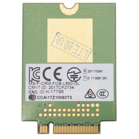 MODULO WWAN 3G 4G LTE FIBOCOM L850 GL CAT9 M 2 CARD LENOVO HP 440 G5