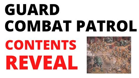 Combat Patrol Astra Militarum Contents Reveal The Imperial Guard