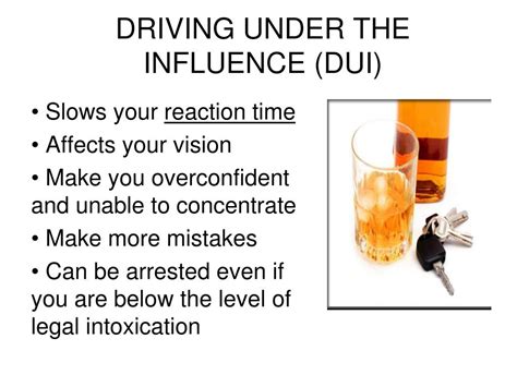 Ppt Driving Under The Influence Dui Powerpoint Presentation Free Download Id 6662364