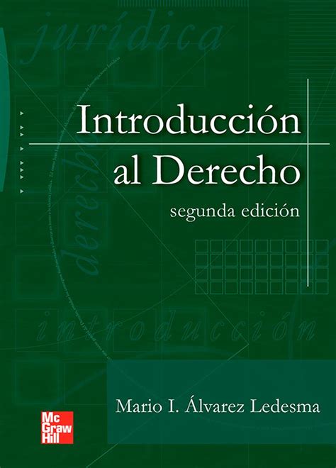 Introducci N Al Derecho Da Edici N Mario I Lvarez Ledesma