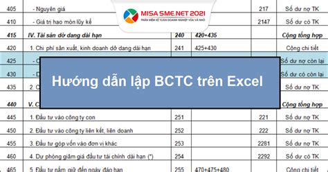 H Ng D N L P B O C O T I Ch Nh Tr N Excel Theo Tt Tt Q