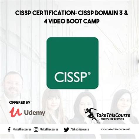 Take the Domain 3 and 4 CISSP certifications boot camp: Get 11 hours of ...