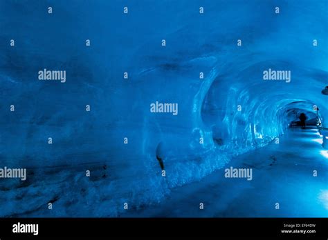 The glacier cave in Mt. Titlis area Stock Photo - Alamy