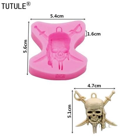 Moule En Silicone T Te De Mort Flexible D Coration De G Teau Chi