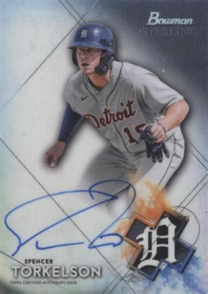 Bowman Sterling Prospect Autographs Bspa St Spencer Torkelson