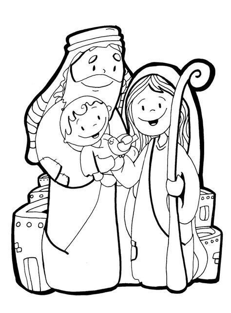 Pesebre En Puntillismo Pesebres Para Colorear Nativity Coloring