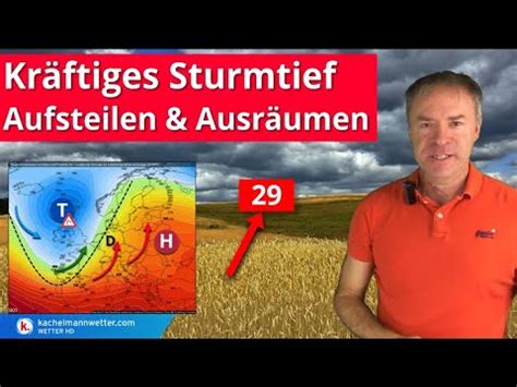 Kräftiges Tief erster Herbststurm und nochmalige Sommerwärme YouTube