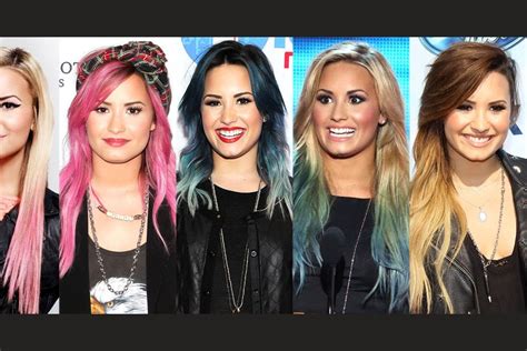 Every Demi Lovato Hair Color