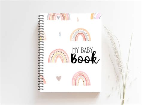 Baby Book, Baby Album, Baby Girl Journal, Baby Girl Pregnancy Journal ...