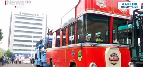 timnas   bakal diarak gunakan bus pariwisata okezone megapolitan