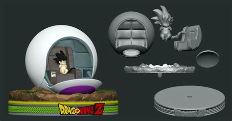 Archivo STL dragon ball goku capsuleIdea de impresión 3D para