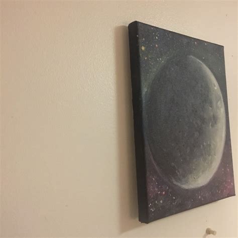 Half Moon Realistic Acrylic Painting 8x10in Orginal Painting - Etsy