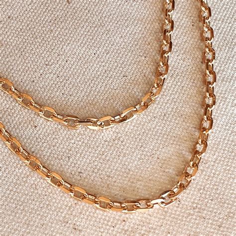 Gorgeous Unique 18k Gold Filled Link Chain Wholesale Goldfi