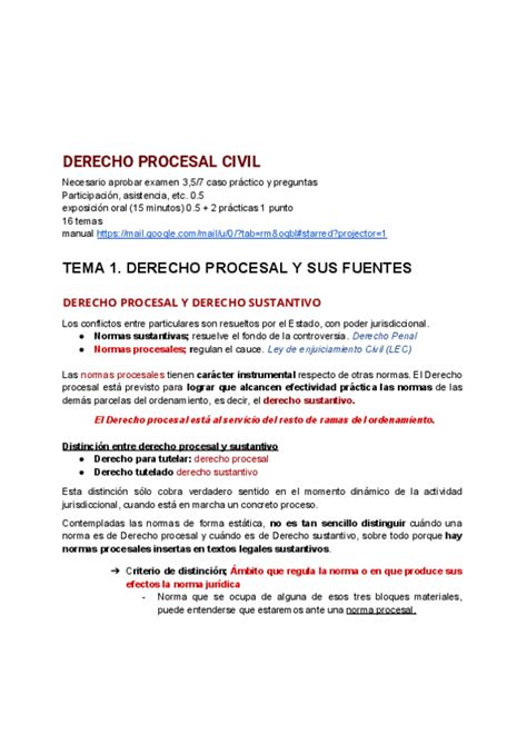 Derecho Procesal Pdf