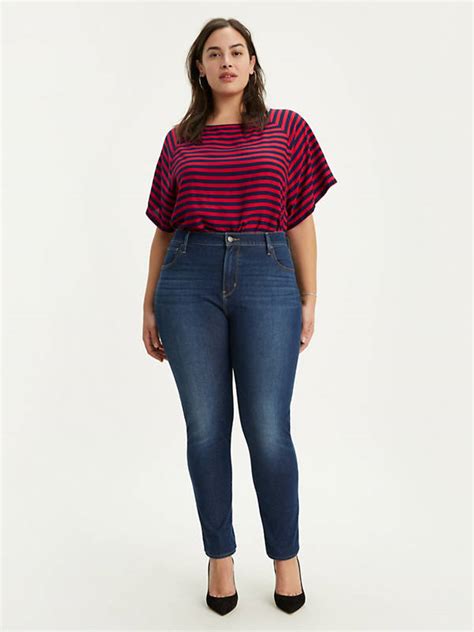 721 Jean Filiforme Taille Haute Plus Noir Levis® Ca