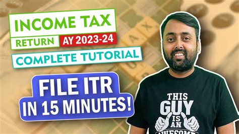 ITR Filing Online For AY 2023 24 FY 2022 23 Salaried Person Income