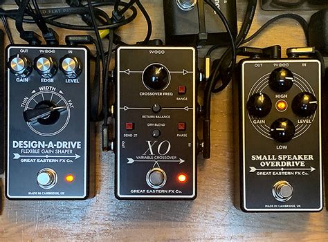 Guitar Pedal X News Great Eastern FX Co S XO Variable Crossover