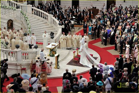 Prince Albert Princess Charlene Monaco Royal Wedding Photo