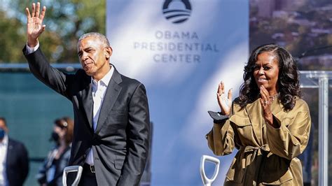 Watch Today Excerpt Barack And Michelle Obama Break Ground On His Presidential Museum