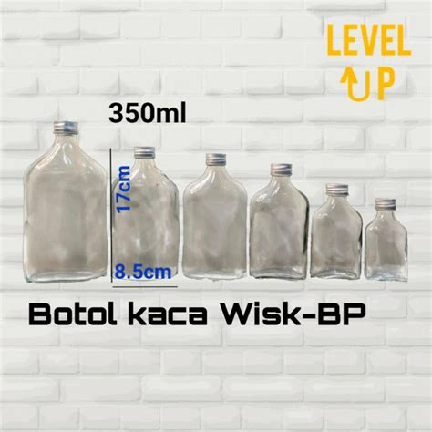 Jual BOTOL KACA POLOS PREMIUM WISK BOTOL KOPI WISK Shopee Indonesia