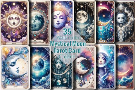 Mystical Moon Tarot Card Sublimation PNG Graphic By SVGArt Creative