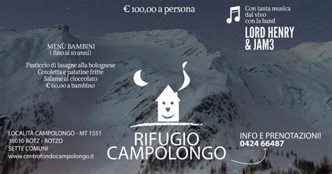 Cenone Di Capodanno In Alta Quota Al Rifugio Campolongo 31 Dicembre 2022