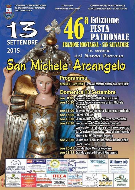 Frazione Montagna Domenica 13 Settembre 46 Edizione Festa Patronale