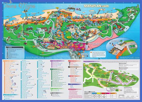 Singapore Map Tourist Attractions - ToursMaps.com