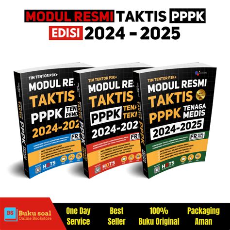 Jual BUKU PPPK 2024 2025 MODUL RESMI TAKTIS PPPK TEKNIS MODUL RESMI