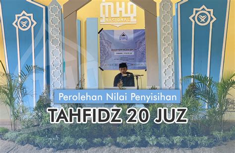 Perolehan Nilai Penyisihan Cabang Juz Mhq Nasional Sma