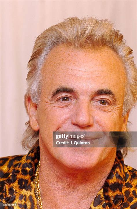 Peter Stringfellow During Itvs Hells Kitchen May 27 2004