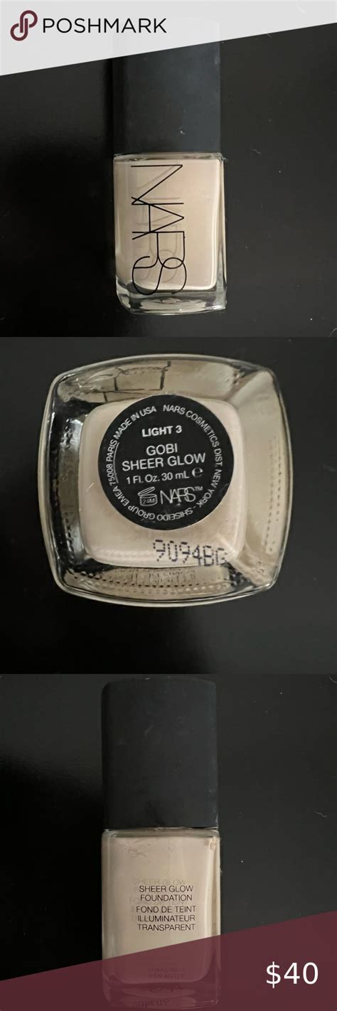 Nars Sheer Glow Foundation Shade Light 3 Gobi In 2022 Nars Sheer