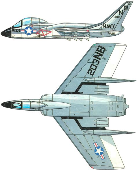 F7u Cutlass Истребитель фирмы Chance Vought Энциклопедия военной