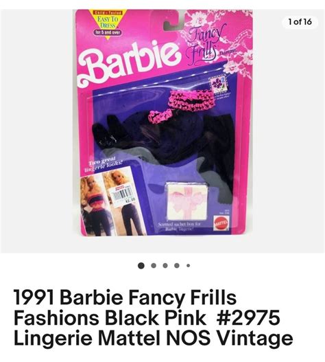 1991 Barbie Fancy Frills Lingerie Hobbies Toys Toys Games On