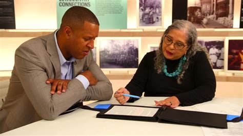 Craig Melvin discovers family history at International African American Museum