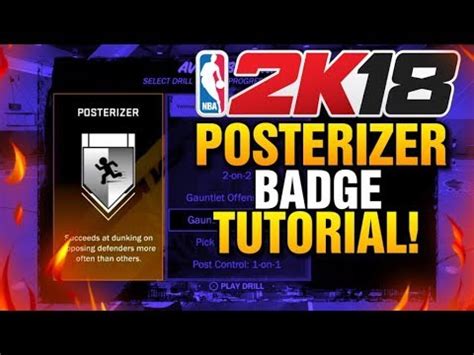 Nba K How To Get Posterizer Badge Tutorial Easiest Fastest Method