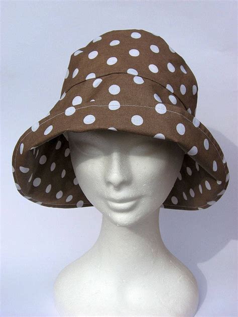 Bucket Rain Hat Polka Dots Lightweight Waterproof Hat Travel Etsy